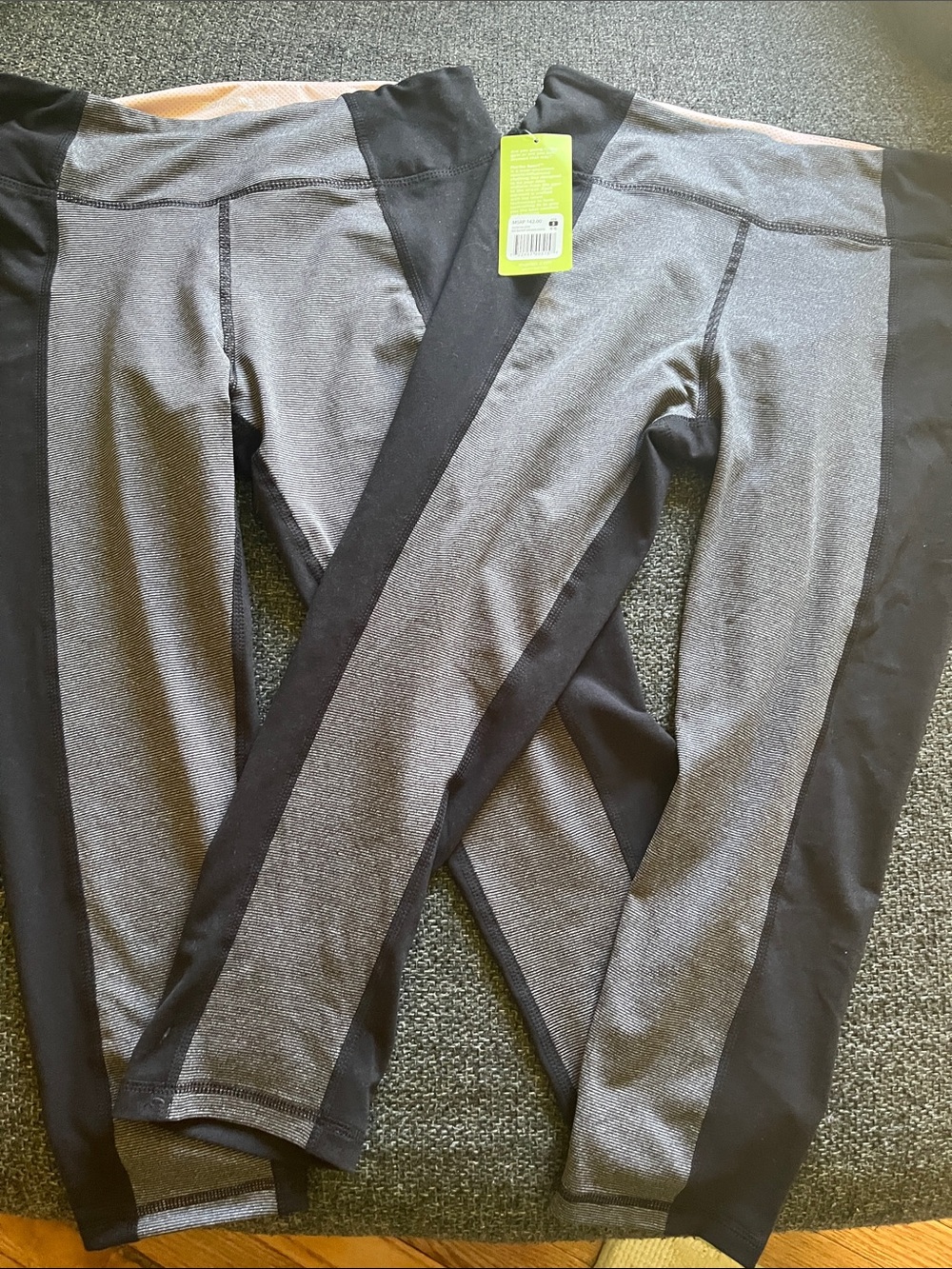 Marika Black and Gray Athletic Leggings 2 Pairs